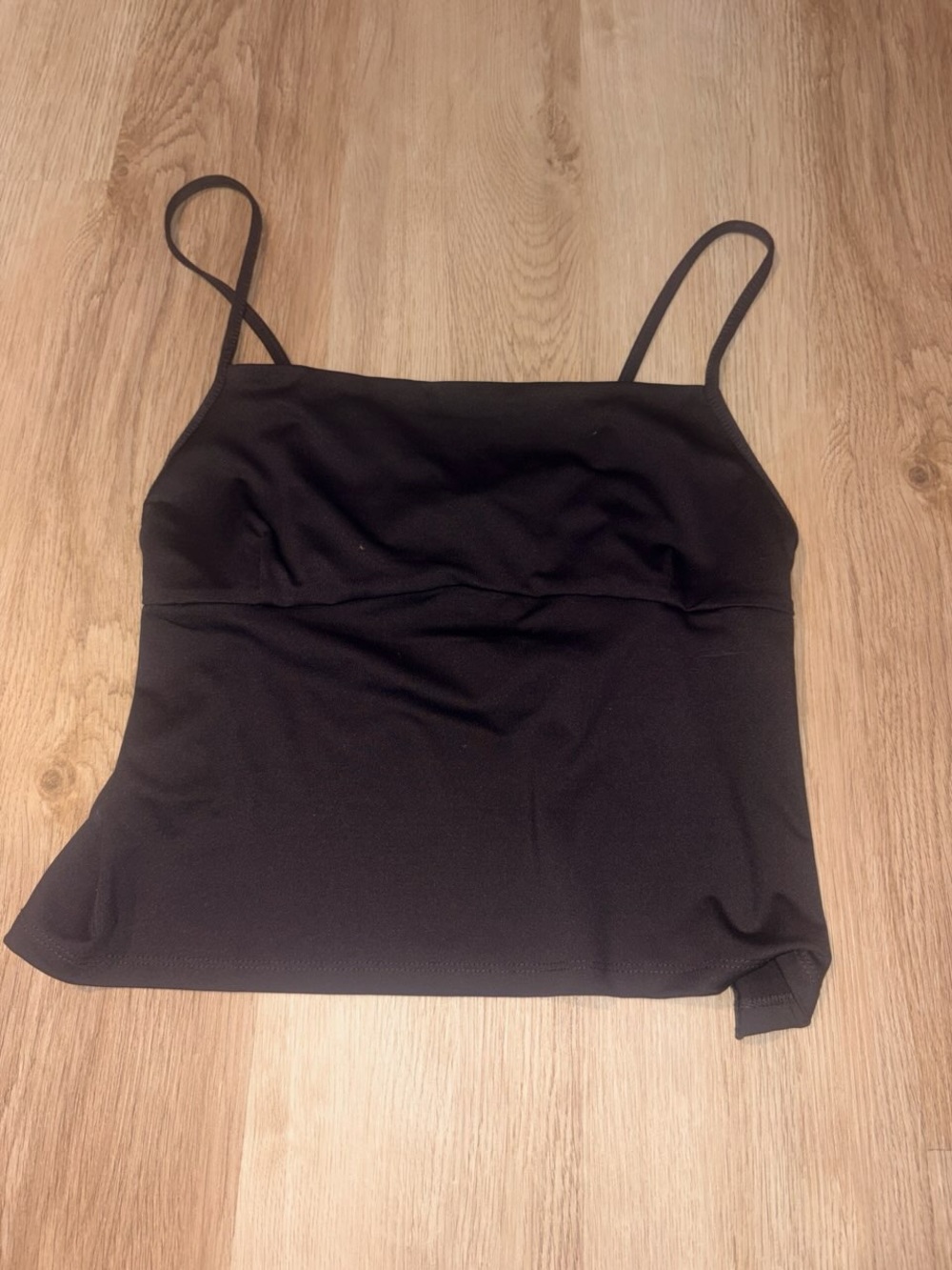 Black Spaghetti Strap Tank Top